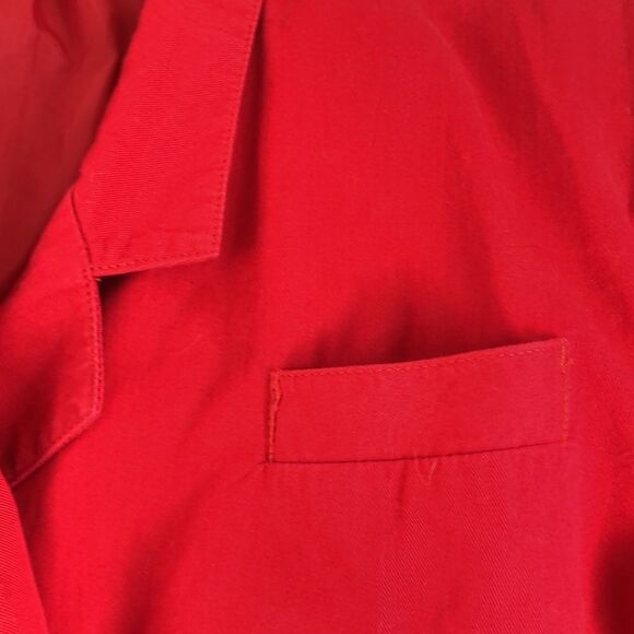 VTG VIntage Red Blazier Lined Sports Coat 4 Button Suit Jacket Pockets - Size M - Picture 6 of 14